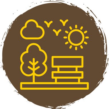 Hava durumu simgesi, vektör illüstrasyonu