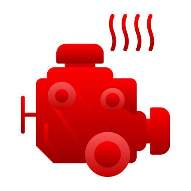 buhar simgesi, izometrik 3 boyutlu