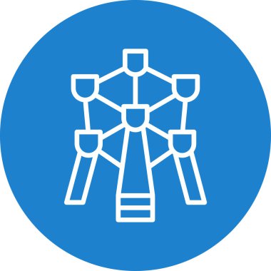 Bağlantı. Web simgesi basit illüstrasyon