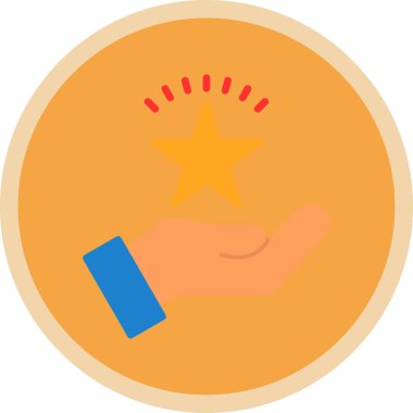 El simgesinin vektör illüstrasyonu 