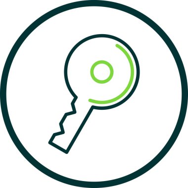 anahtar simgesi, vektör illüstrasyonu basit tasarım