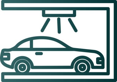 araba servisi vektör simgesi