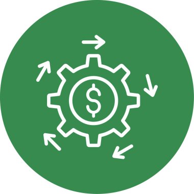 Web ve mobil uygulama tasarımınız için para simgesi, dolar logosu konsepti 