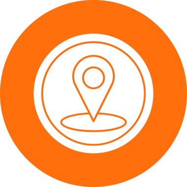 Harita işaretleyici vektör illüstrasyonuName