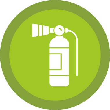 Yangın söndürme simgesi, vektör illüstrasyonu 