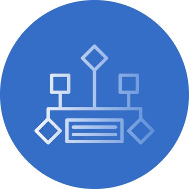 Modern simgenin vektör illüstrasyonu