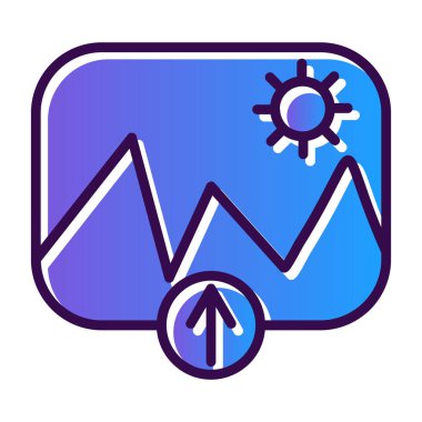 seo modern simgesinin vektör illüstrasyonu