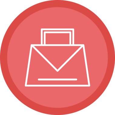 Posta simgesinin vektör illüstrasyonu