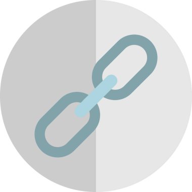 Zincir simgesi, vektör illüstrasyonu