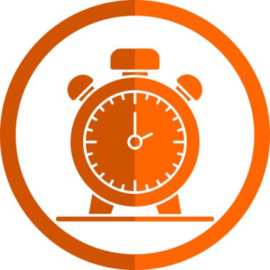 vektör alarm saati düz resimleme