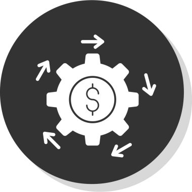 Web ve mobil uygulama tasarımınız için para simgesi, dolar logosu konsepti 