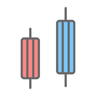 Vektör illüstrasyonu, simge ögesi arkaplanı