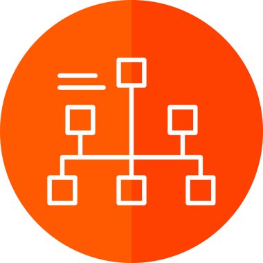 iş grafiği ikon vektör illüstrasyonu