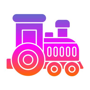 Toy train. web icon simple design