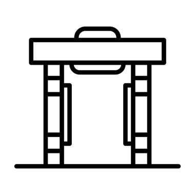 tablo simgesi, vektör illüstrasyonu