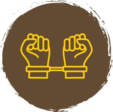 Eller kaldırma eldiven ikon vektör illüstrasyon tasarımı