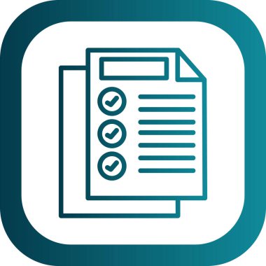 Dosya simgesi. Düz tasarım.