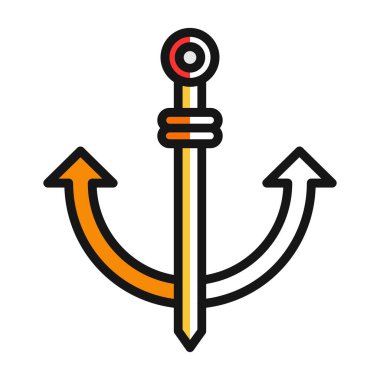 Çapa. Web simgesi basit illüstrasyon 