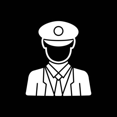 Polis simgesi, vektör illüstrasyonu