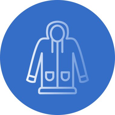 Sırt çantası vektör satırı simgesi