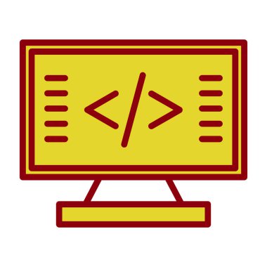 vector illustration of Coding icon 