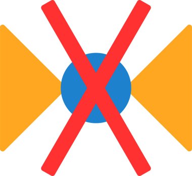 İşaret Web simgesi yok Basit illüstrasyon