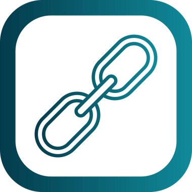 Zincir simgesi, vektör illüstrasyonu