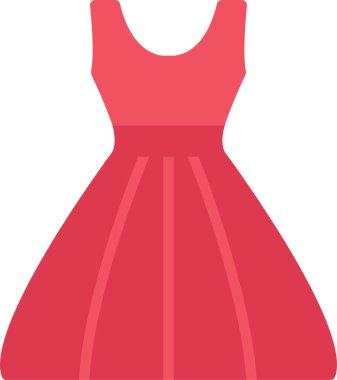 elbise simgesi, vektör illüstrasyonu basit tasarım