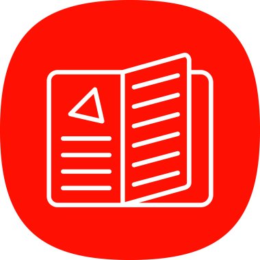 menü düz simgesi, vektör illüstrasyonu