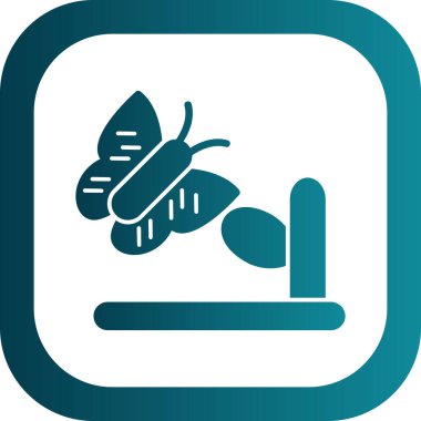 Böcek simgesinin vektör illüstrasyonu