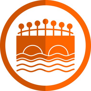 Yüzme havuzu için arka planın vektör çizimi