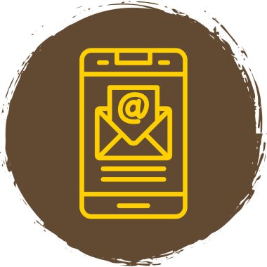 E-posta. Web simgesi basit tasarım