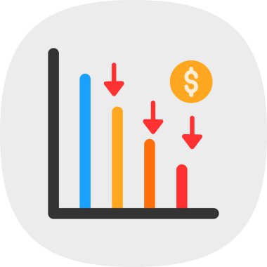 Satır çizelgesi simgesinin vektör çizimi 