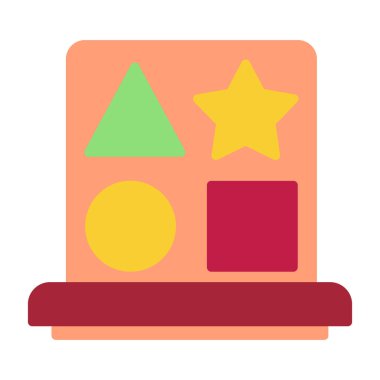 Kutu. Web simgesi basit illüstrasyon