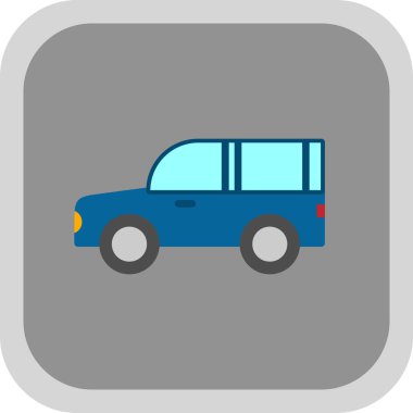 araba simgesi vektör illüstrasyonu