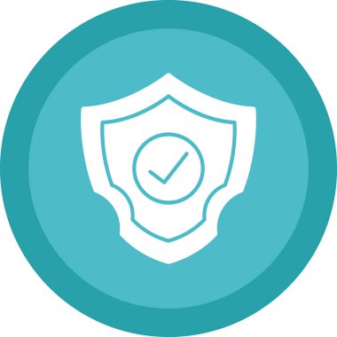 kalkan simgesi, vektör illüstrasyonu basit tasarım