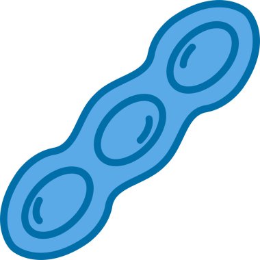 Şekerleme çubuğu yemek simgesi - ana hatlarıyla