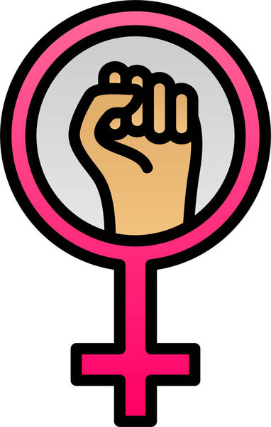 woman holding a fist