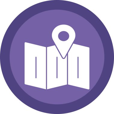 harita pin konumu simgesi düz biçimli