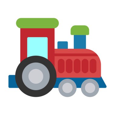 Toy train. web icon simple design