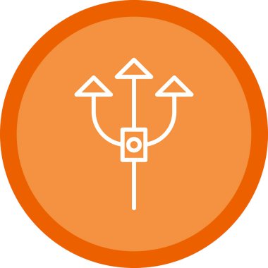 Ok. Web simgesi basit illüstrasyon