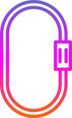 Karabina simgesi, vektör illüstrasyonu