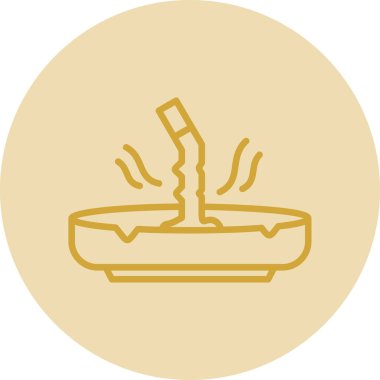 Küllük. Web simgesi basit illüstrasyon