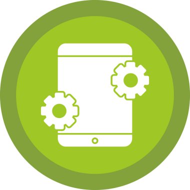 mobil uygulama simgesi, vektör illüstrasyonu basit tasarım