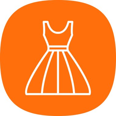 elbise simgesi, vektör illüstrasyonu basit tasarım