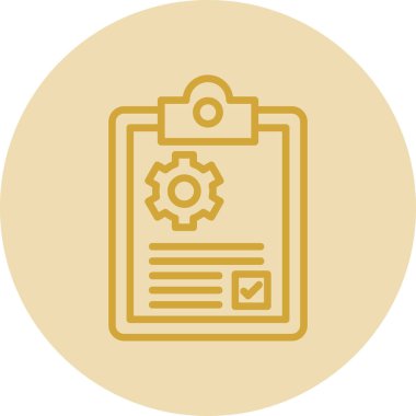 Vites vektör illüstrasyonlu idari belge