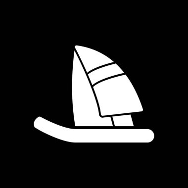 Tekne. Web simgesi basit illüstrasyon 