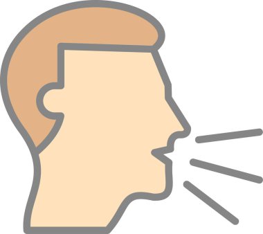 Konuşma balonu simgesinin adamla