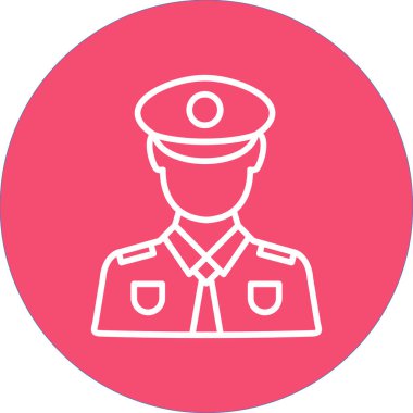 Bir insan simgesinin vektör illüstrasyonu