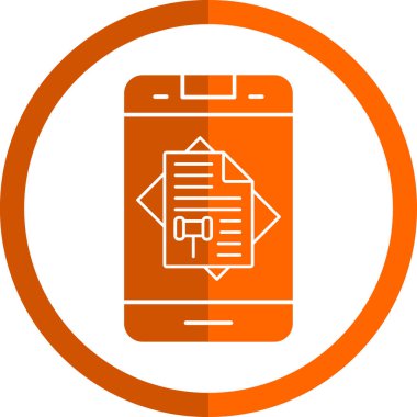 Rapor simgesi, vektör illüstrasyonu 